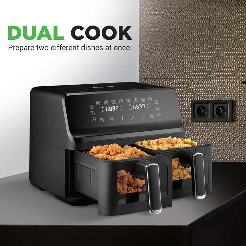Large Air Fryer Dual Zone 8.3L Double