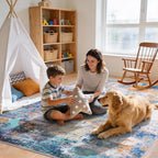 Large Area Rug for Living Room Modern
