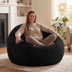 Large Bean Bag Chair for Adults Plush Round