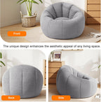 Large Bean Bag Chair for Adults Plush Round
