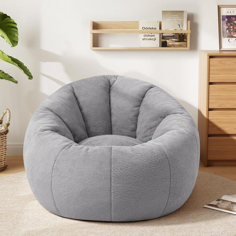 Large Bean Bag Chair for Adults Plush Round