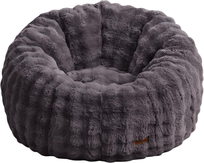 Large Beanbag Chair for Adults Donut-Shaped Oversized Sofa