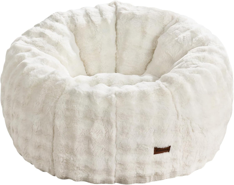 Large Beanbag Chair for Adults Donut-Shaped Oversized Sofa