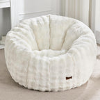 Large Beanbag Chair for Adults Donut-Shaped Oversized Sofa