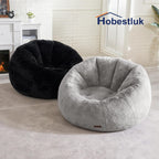 Large Beanbag Chair for Adults Donut-Shaped Oversized Sofa