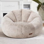 Large Beanbag Chair for Adults Donut-Shaped Oversized Sofa