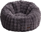 Large Beanbag Chairs for Adults Donut-Shaped Plush Sofa