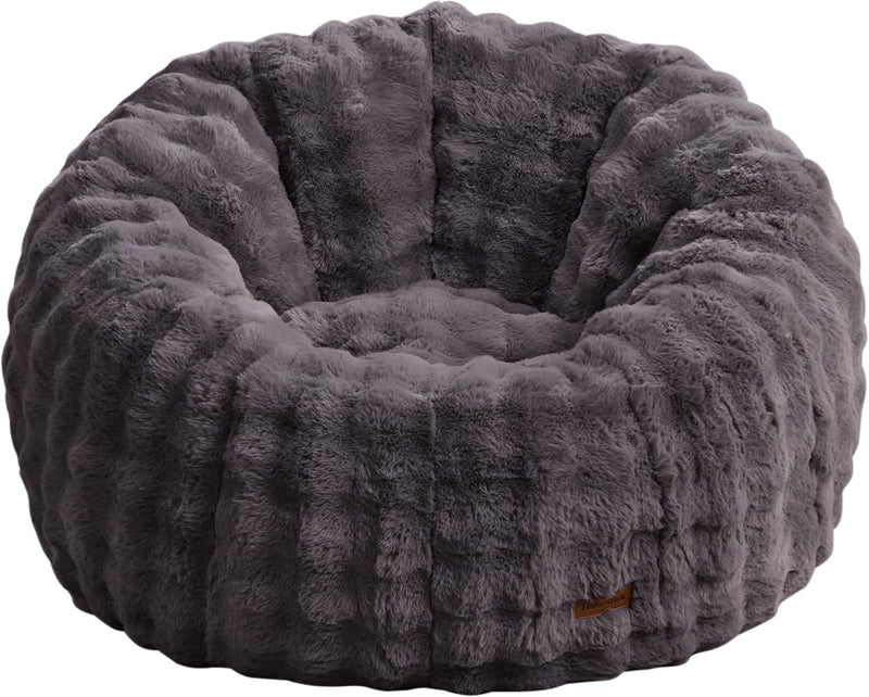 Large Beanbag Chairs for Adults Donut-Shaped Plush Sofa