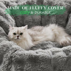 Large Beanbag Chairs for Adults Donut-Shaped Plush Sofa