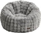 Large Beanbag Chairs for Adults Donut-Shaped Plush Sofa