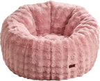 Large Beanbag Chairs for Adults Donut-Shaped Plush Sofa