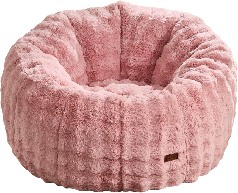 Large Beanbag Chairs for Adults Donut-Shaped Plush Sofa