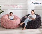 Large Beanbag Chairs for Adults Donut-Shaped Plush Sofa