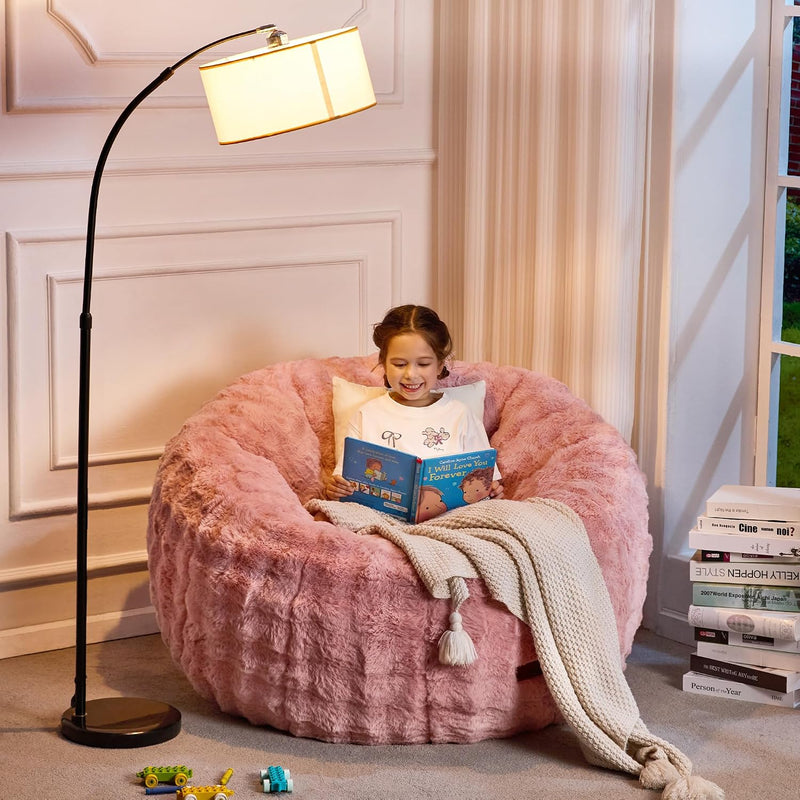 Large Beanbag Chairs for Adults Donut-Shaped Plush Sofa