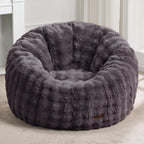 Large Beanbag Chairs for Adults Donut-Shaped Plush Sofa