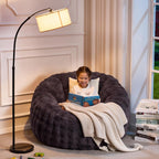 Large Beanbag Chairs for Adults Donut-Shaped Plush Sofa