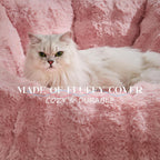 Large Beanbag Chairs for Adults Donut-Shaped Plush Sofa