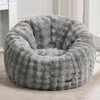 Large Beanbag Chairs for Adults Donut-Shaped Plush Sofa