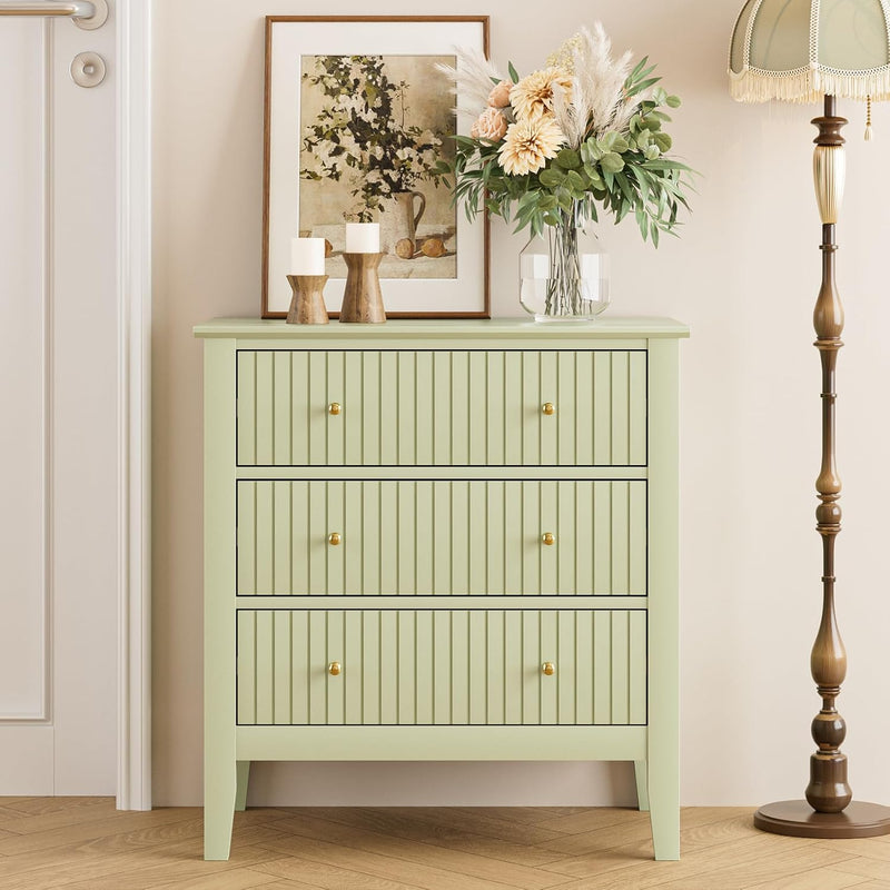 Large Bedside Table Bedroom 3 Drawer Chest
