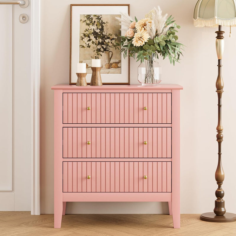 Large Bedside Table Bedroom 3 Drawer Chest