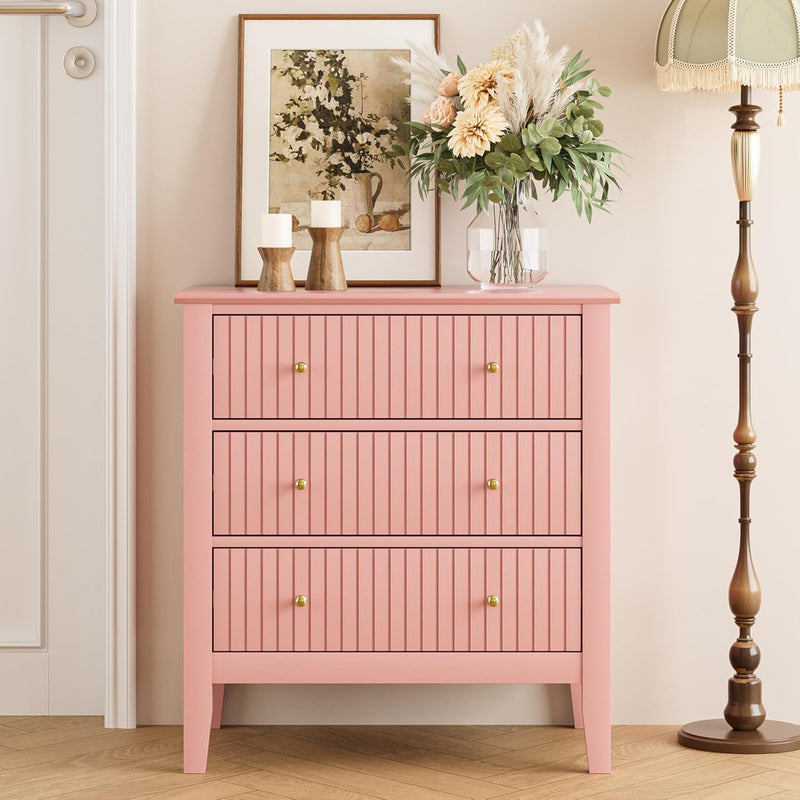 Large Bedside Table Bedroom 3 Drawer Chest