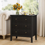 Large Bedside Table Bedroom 3 Drawer Chest