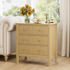 Large Bedside Table Bedroom 3 Drawer Chest