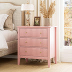 Large Bedside Table Bedroom 3 Drawer Chest