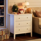 Large Bedside Table Bedroom 3 Drawer Chest