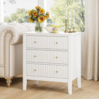 Large Bedside Table Bedroom 3 Drawer Chest
