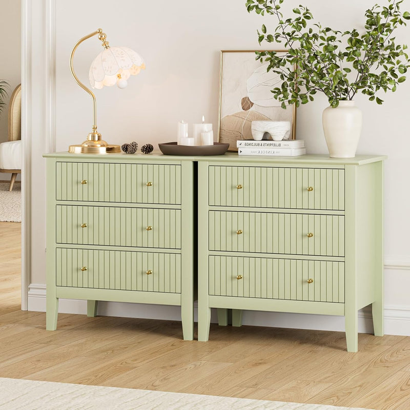 Large Bedside Table Bedroom 3 Drawer Chest
