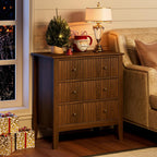 Large Bedside Table Bedroom 3 Drawer Chest