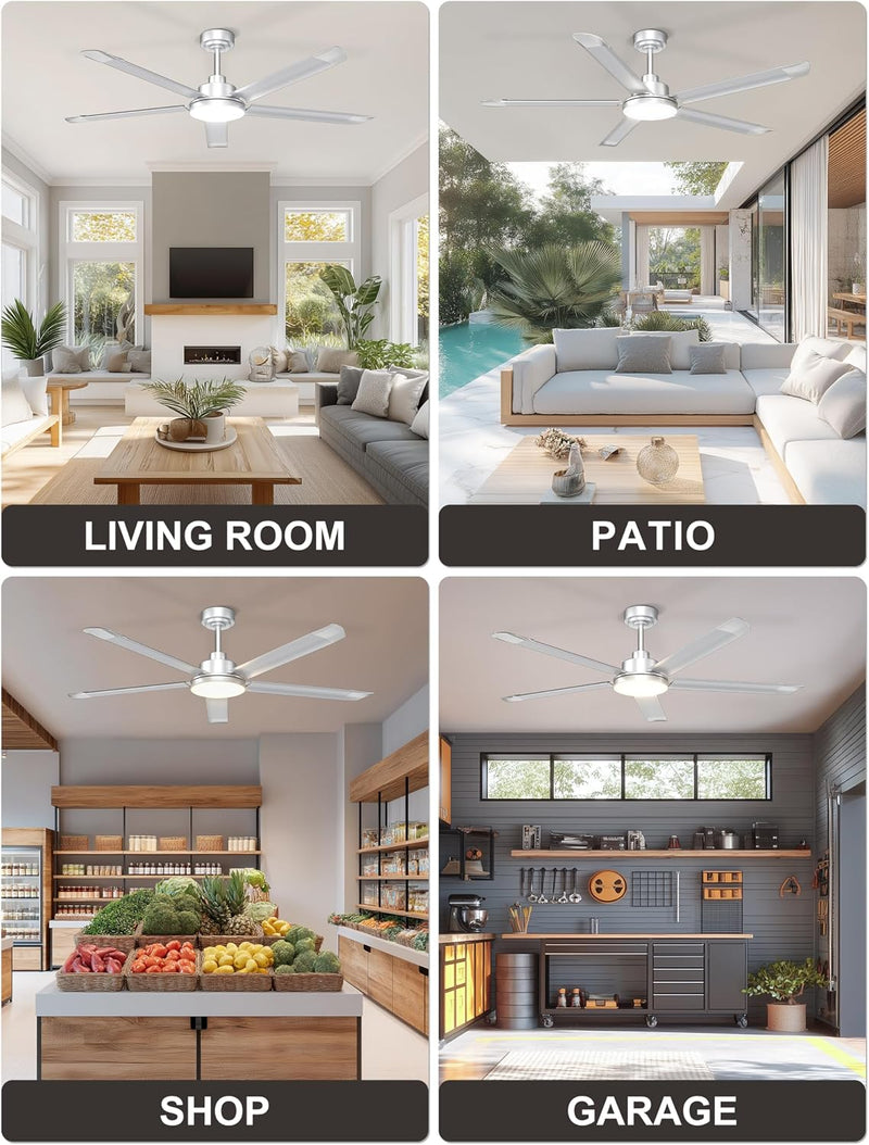 Large Ceiling Fans with Lights Remote