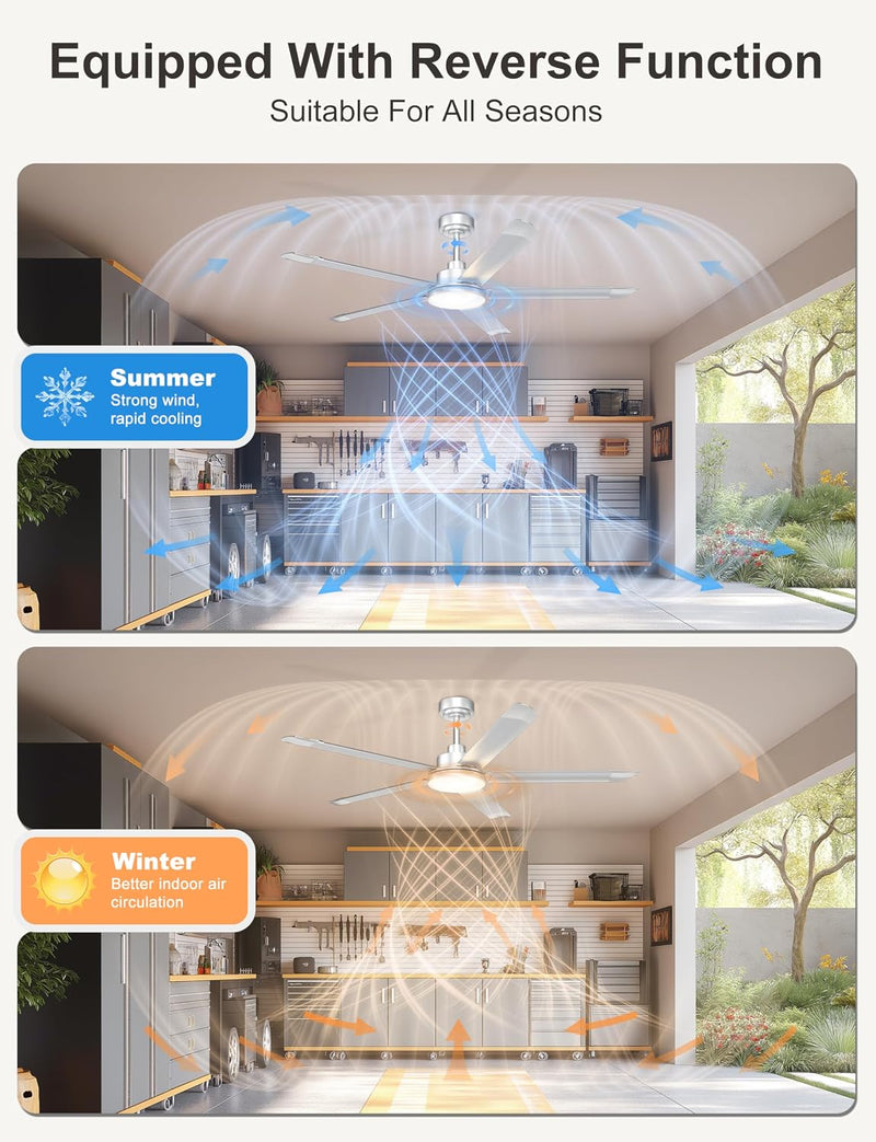 Large Ceiling Fans with Lights Remote