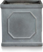 Large Plant Pots Square Planter Reinforced Stone (1 Pack)