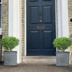 Large Plant Pots Square Planter Reinforced Stone (1 Pack)