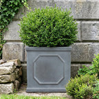 Large Plant Pots Square Planter Reinforced Stone (1 Pack)