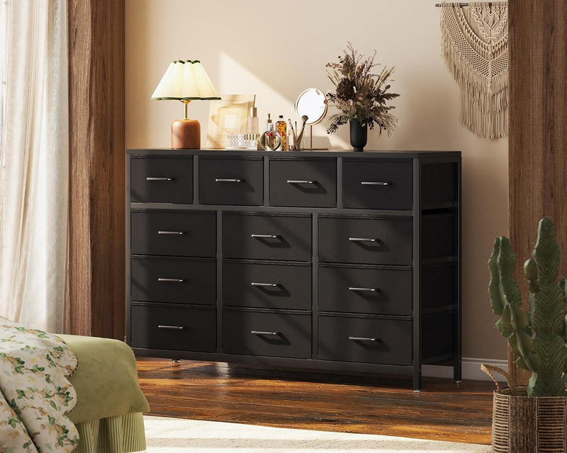Large Chest of Drawers Bedroom 13 Fabric Steel