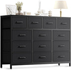 Large Chest of Drawers Bedroom 13 Fabric Steel