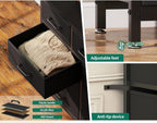 Large Chest of Drawers Bedroom 13 Fabric Steel