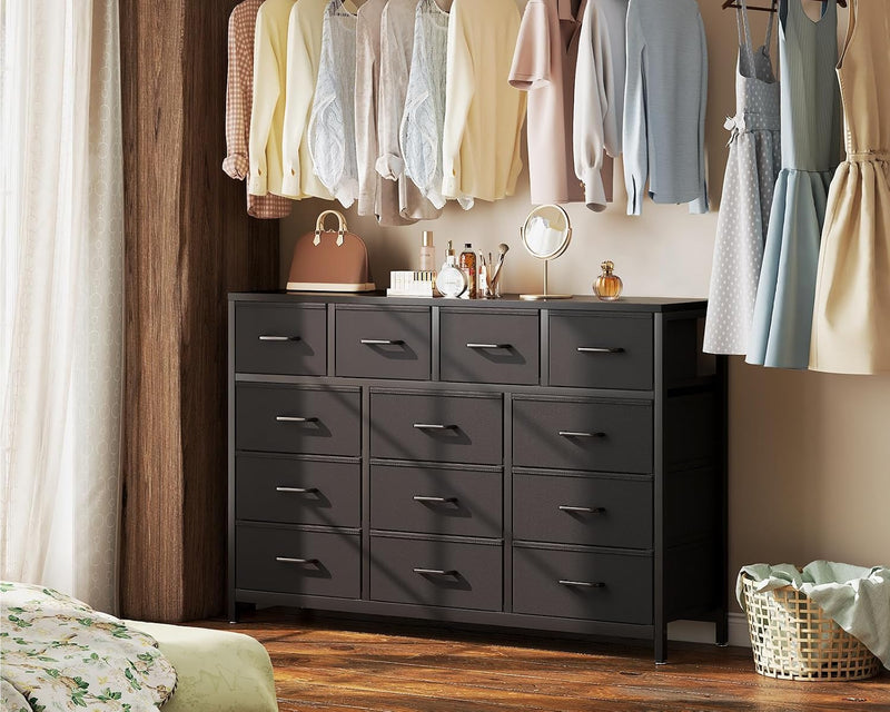 Large Chest of Drawers Bedroom 13 Fabric Steel