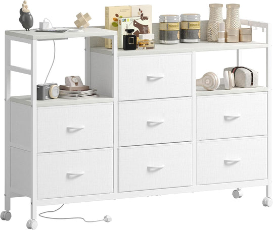 Large Chest of Drawers with Charging Station