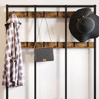 Large Coat Rack Stand Industrial with Hooks