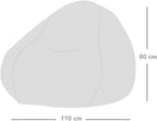 Large Corduroy Bean Bag Chair Adult with Filling