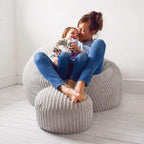 Large Corduroy Bean Bag Chair Adult with Filling