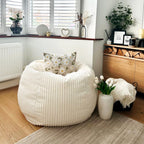 Large Corduroy Bean Bag Chair Adult with Filling
