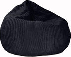 Large Corduroy Bean Bag Chair Adult with Filling