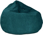 Large Corduroy Bean Bag Chair Adult with Filling