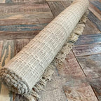 Large Cotton Rug Textured Blanket Style Indian Mat