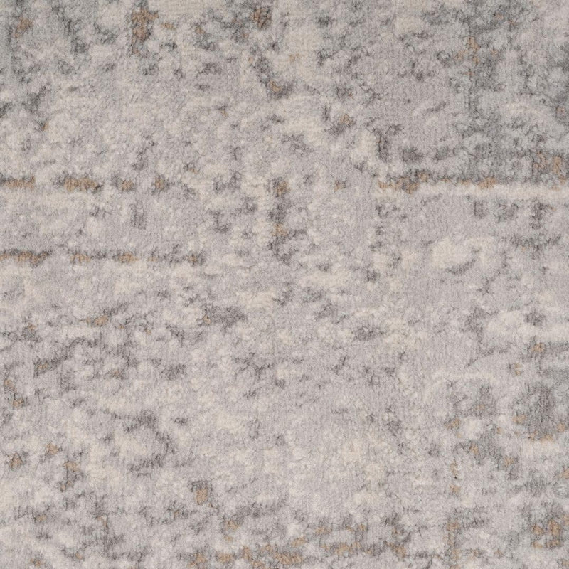 Large Distressed Warm Neutral Greige Living Room Area Rug